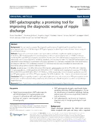 DBT-Galactography: a Promising Tool for Improving the Diagnostic Workup