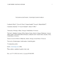 NARCISSISM and SELF ESTEEM 1 Narcissism and Self-Esteem