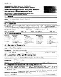 National Register of Historic Places Inventory - Nomination Form