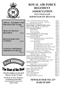 RAF Regiment Books