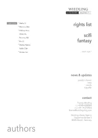 Scifi-Fantasy List