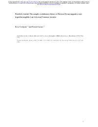 Downloaded (July 2018) and Aligned Using Msaprobs V0.9.7 (16)