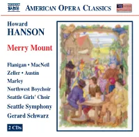 Howard HANSON Merry Mount