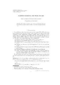 Martin's Maximum and Weak Square