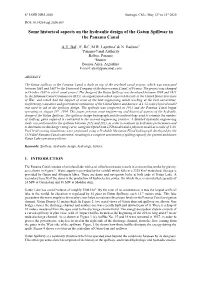Some Historical Aspects on the Hydraulic Design of the Gatun Spillway in the Panama Canal
