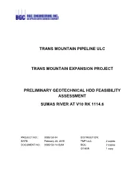 Trans Mountain Pipeline ULC Trans Mountain Expansion Project