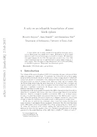 A Note on an Infeasible Linearization of Some Block Ciphers