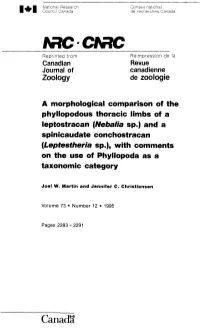 Checklist of the Anostraca