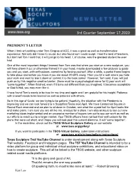 Newsletter 3Rd Quarter 2020