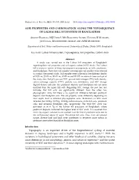 Soil Properties and Carbon Stock Along the Toposequence of Lalmai Hill Ecosystem of Bangladesh