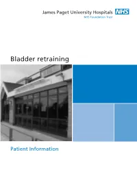 Bladder Retraining