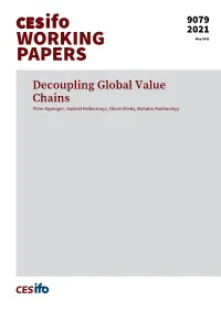 Cesifo Working Paper No. 9079