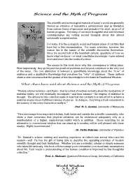 Science and the Myth of Progress