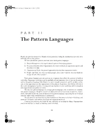 The Pattern Languages