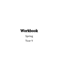 Workbook Spring Year 9