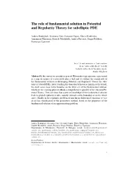 The Role of Fundamental Solution in Potential and Regularity Theory for Subelliptic PDE