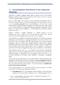 3 Sociolinguistic Framework of the Valencian Language