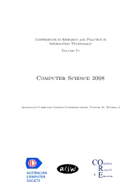 Computer Science 2008