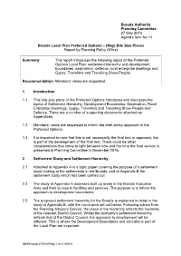 (May) Bite Size Pieces Report by Planning Policy Officer