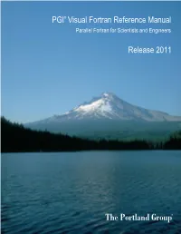 PGI Visual Fortran Reference Manual