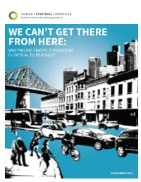 Pricing Traffic Congestion Report