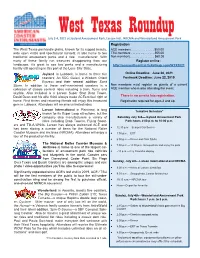 West Texas Roundup