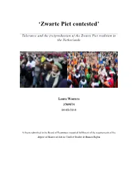 'Zwarte Piet Contested'