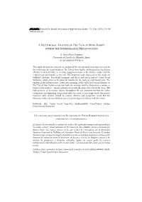 A Multimodal Analysis of the Tale of Peter Rabbit Within the Interpersonal Metafunction