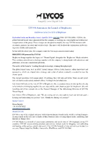 Simplify Your Digital Life LYCOS Announces the Launch of Brightcom