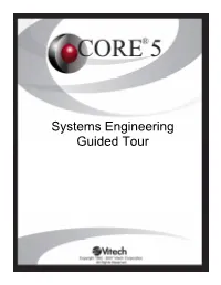 Systems Engineering Guided Tour