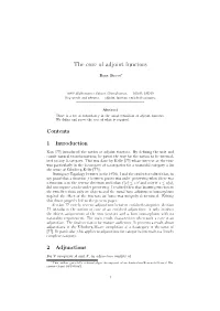 The Core of Adjoint Functors