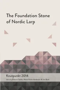 The Foundation Stone of Nordic Larp