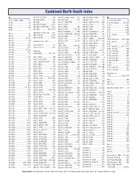 Combined North and South Atlas Index 64K PDF Download