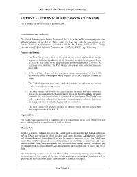 Appendix a – Return to Flight Task Group Charter
