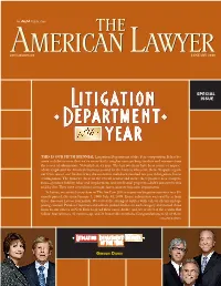 Litigation Department of the Year Competition