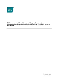 S4C's Response to Ofcom's Review of the Prominence Regime: Consultation on Proposed Changes to the Linear EPG Code and Future of the Regime