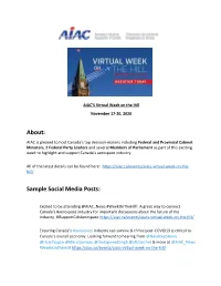 Sample Social Media Posts