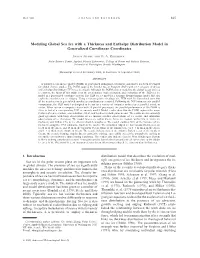 Modeling Global Sea Ice with a Thickness and Enthalpy Distribution Model in Generalized Curvilinear Coordinates