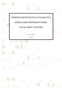 E Ia De I a De a F A-Exf 2016 E a Xa E Fede a a E 2016 I X E a E
