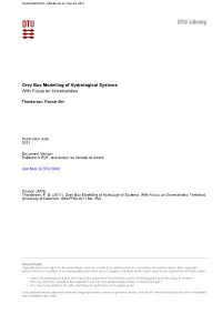 Grey Box Modelling of Hydrological Systems 0.25Cm