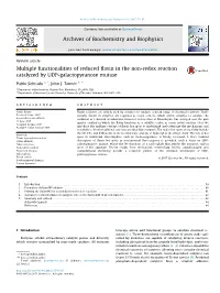 Multiple Functionalities of Reduced Flavin in the Non-Redox Reaction