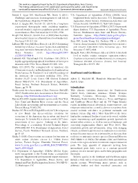 Appendix: Regional Summaries:Southeast and Caribbean