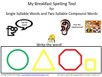 Interactive Spelling Tool