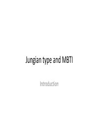 Jungian-Types-And-MBTI.Pdf