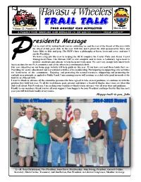 P Residents Message