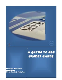 A Guide to Use Credit Cards