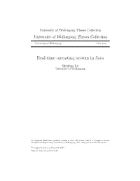 Real-Time Operating System in Java