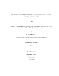 The Extinction of the Multituberculates Outside North America: a Global Approach to Testing the Competition Model