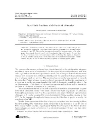BOUNDED DEGREE and PLANAR SPECTRA 1. Introduction The
