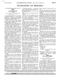 Extensions of Remarks E1077 EXTENSIONS of REMARKS